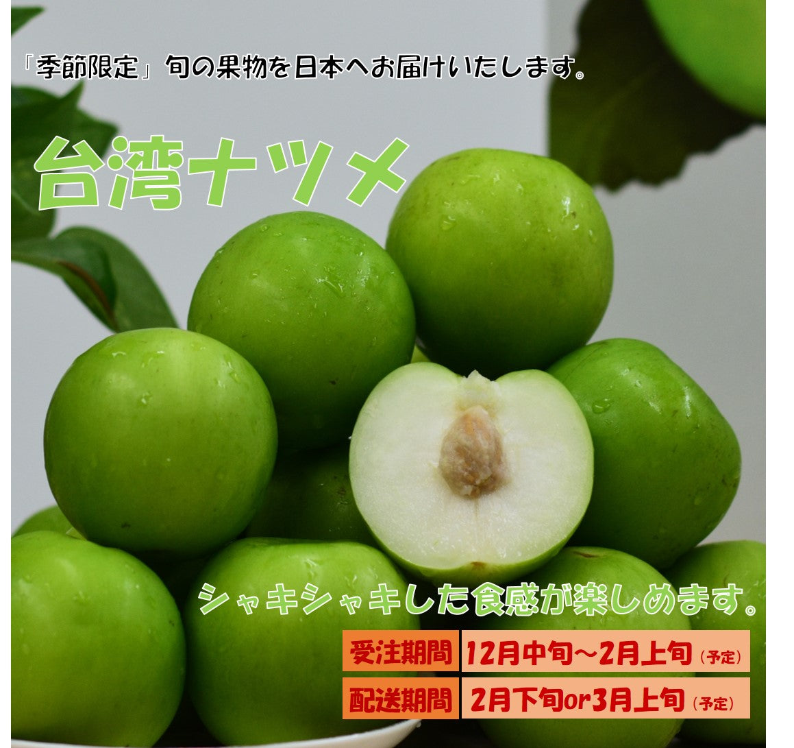 期間限定!台湾蜜棗配送日本