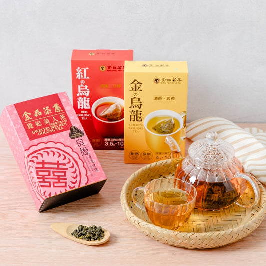 金品茗茶 貴妃紅烏龍茶 ティーバッグ 10個入り|日本向け送料込み 本格台湾茶通販【貴妃紅烏龍 三角包】