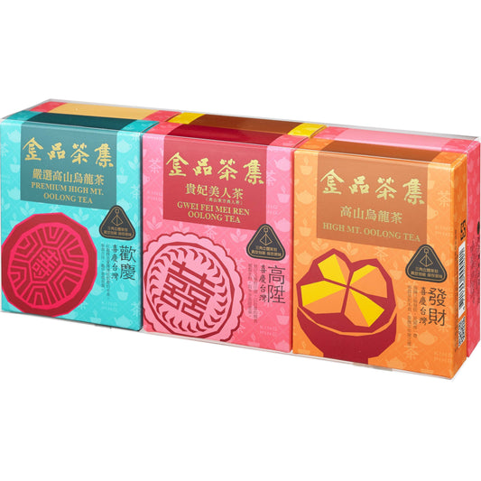 金品茶集 ｜ 台湾 烏龍茶 喜慶台湾カジュアルボックス6箱セット